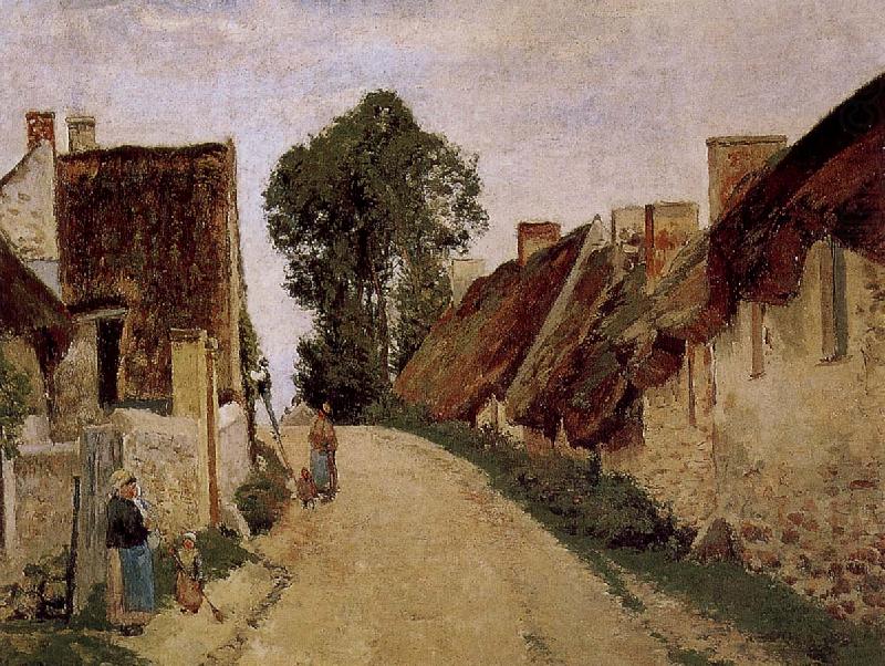Camille Pissarro Overton village cul-de sac china oil painting image